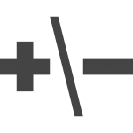 Plus Minus SVG Icon